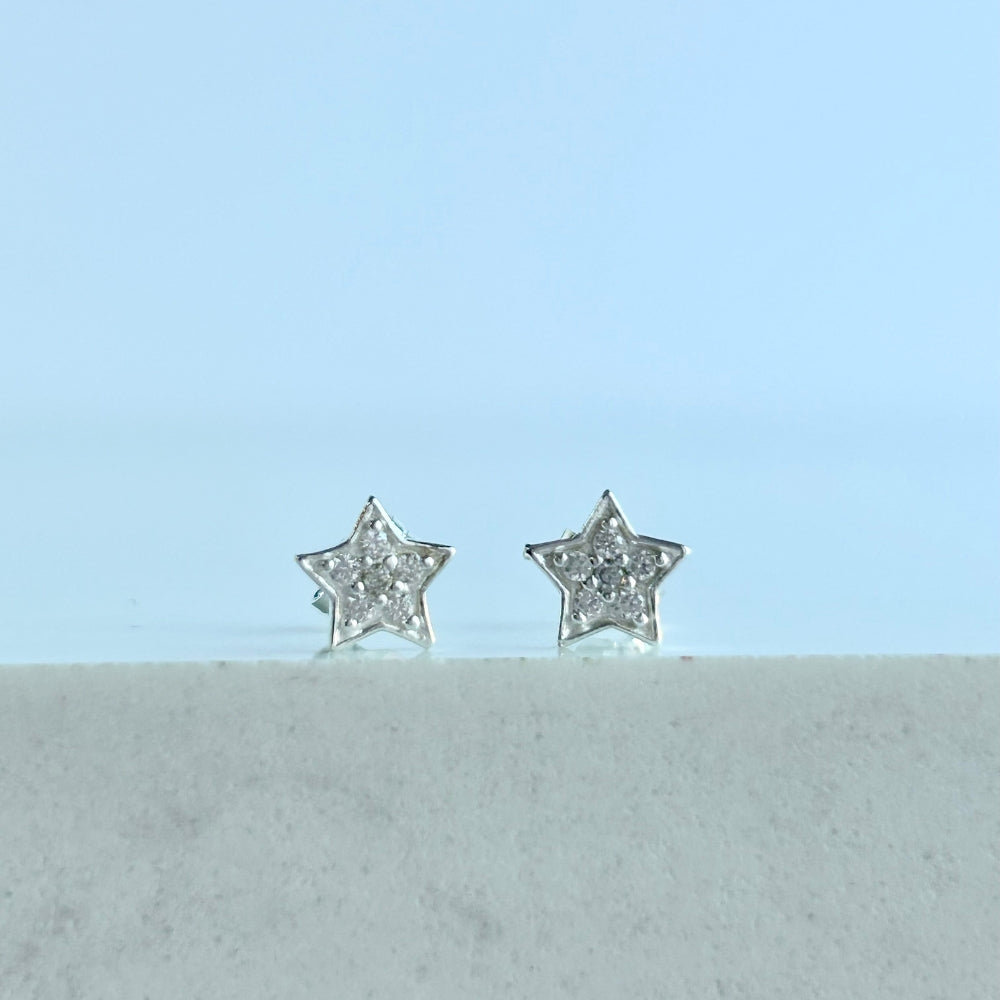 Sparkly Star Studs