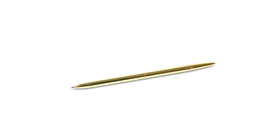 Gold LSW Ballpoint Pen – Black Ink with Logo, Elegant Gift