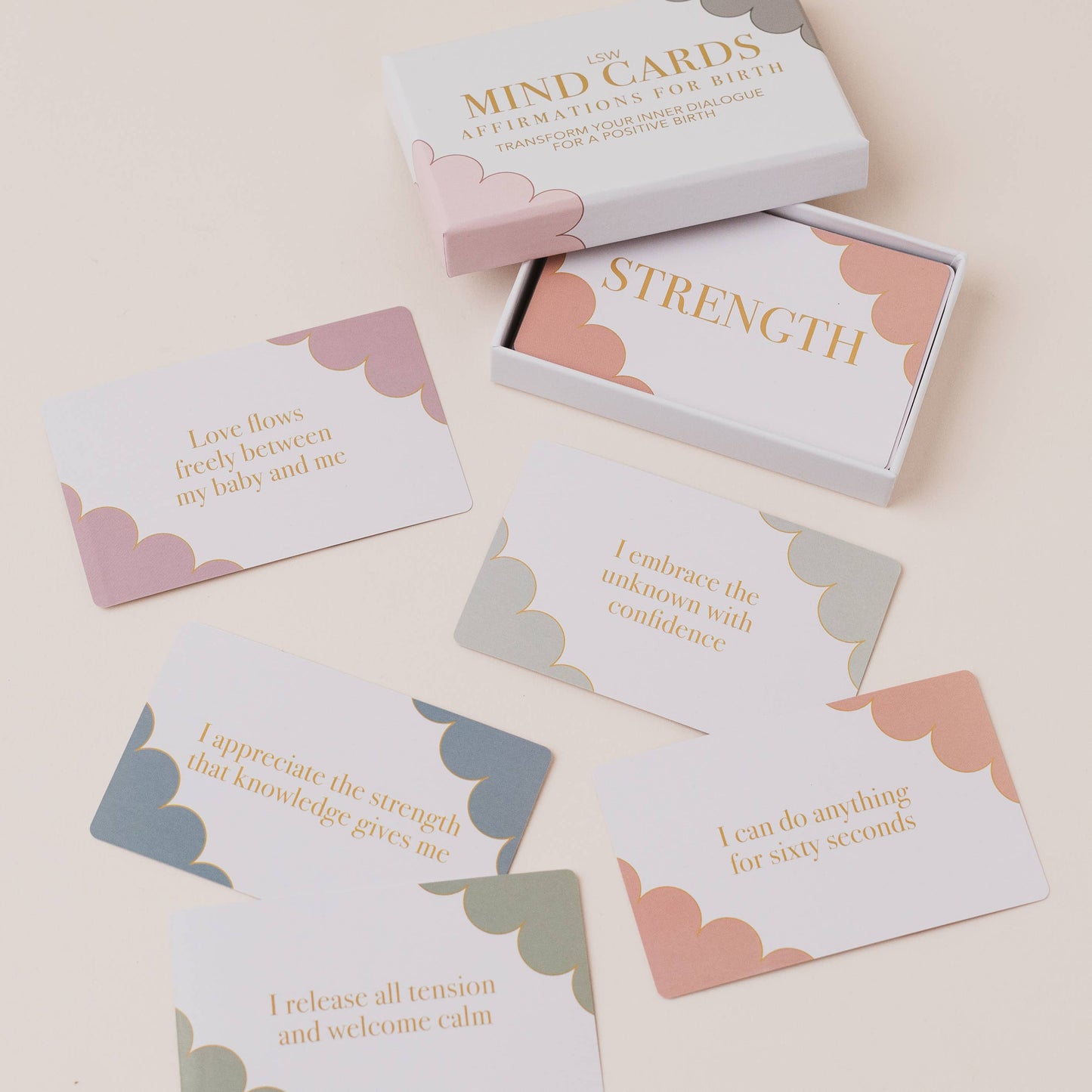 Mind Cards: Affirmations for Birth | Pregnancy Support