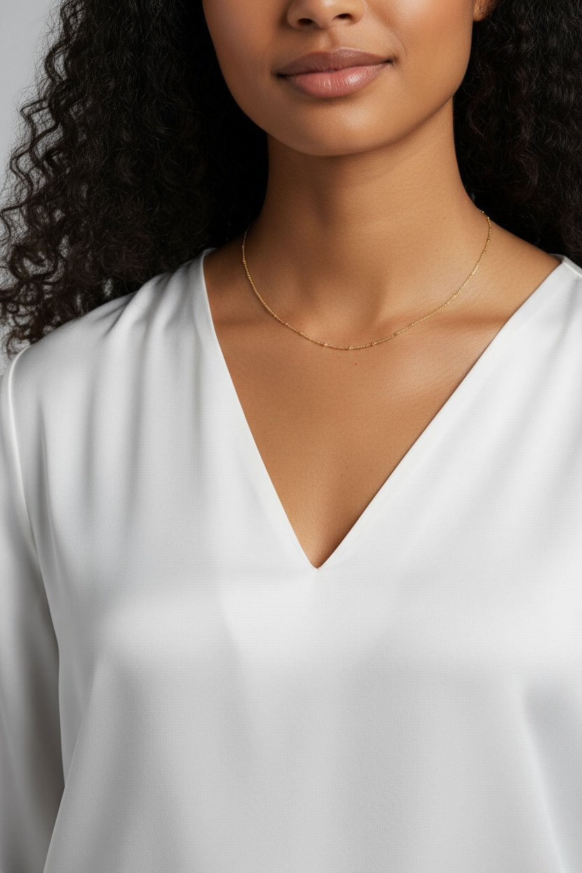 18k Gold Filled 1mm Satellite Chain Available in 16", 18", 2