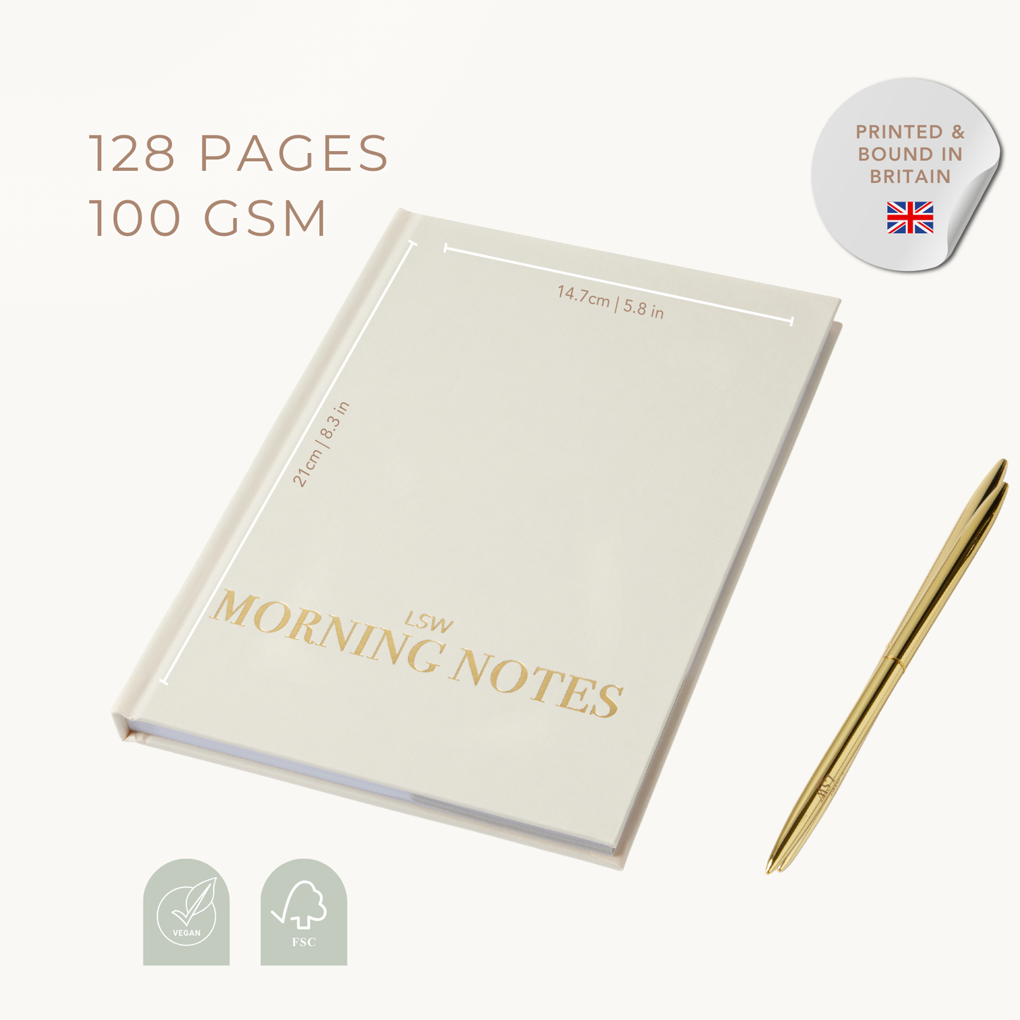 Morning Notes: Goal-Setting Journal | Self Care & Wellbeing