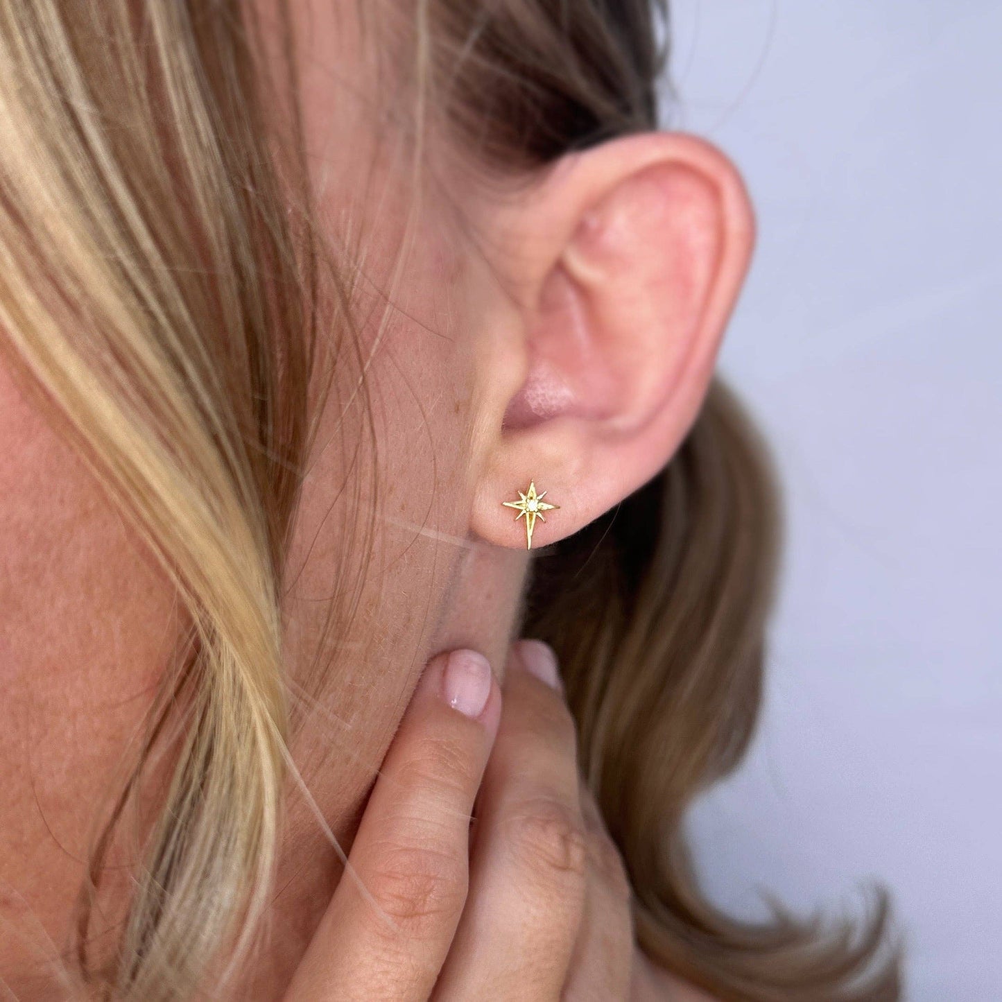 18k Gold Filled Starburst Studs | Guidance & Hope
