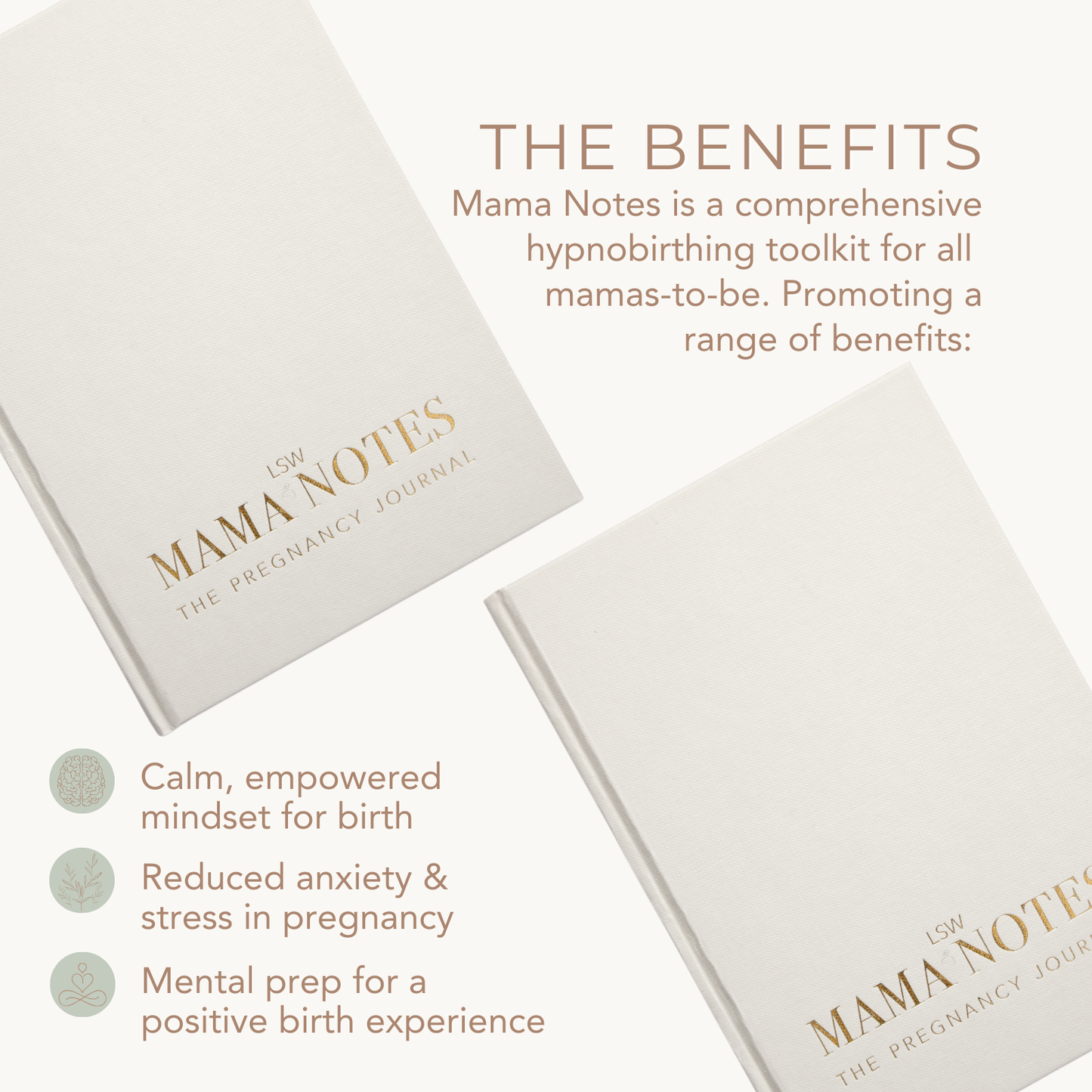 Mama Notes: Pregnancy Journal for Positive Birth - Mum Gift