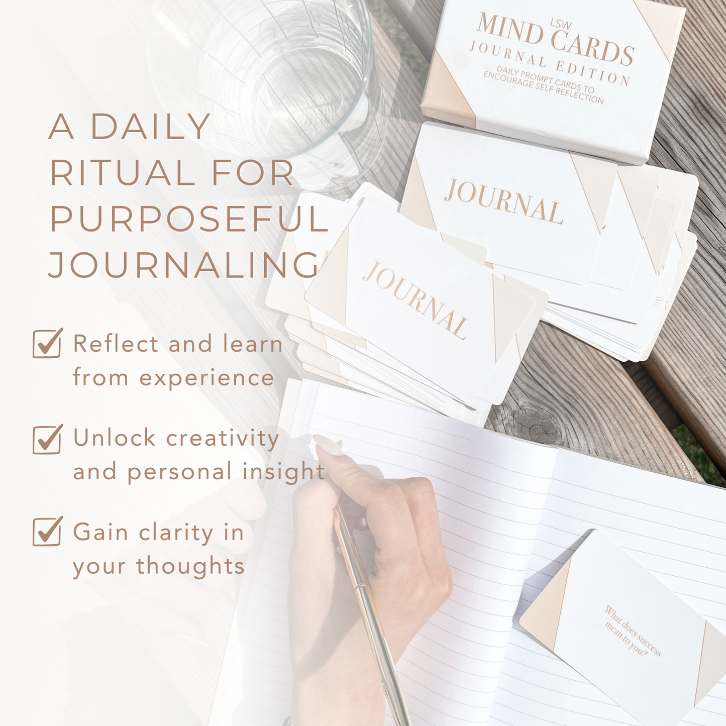 Mind Cards: Journal Edition – Daily Prompts for Self-Care