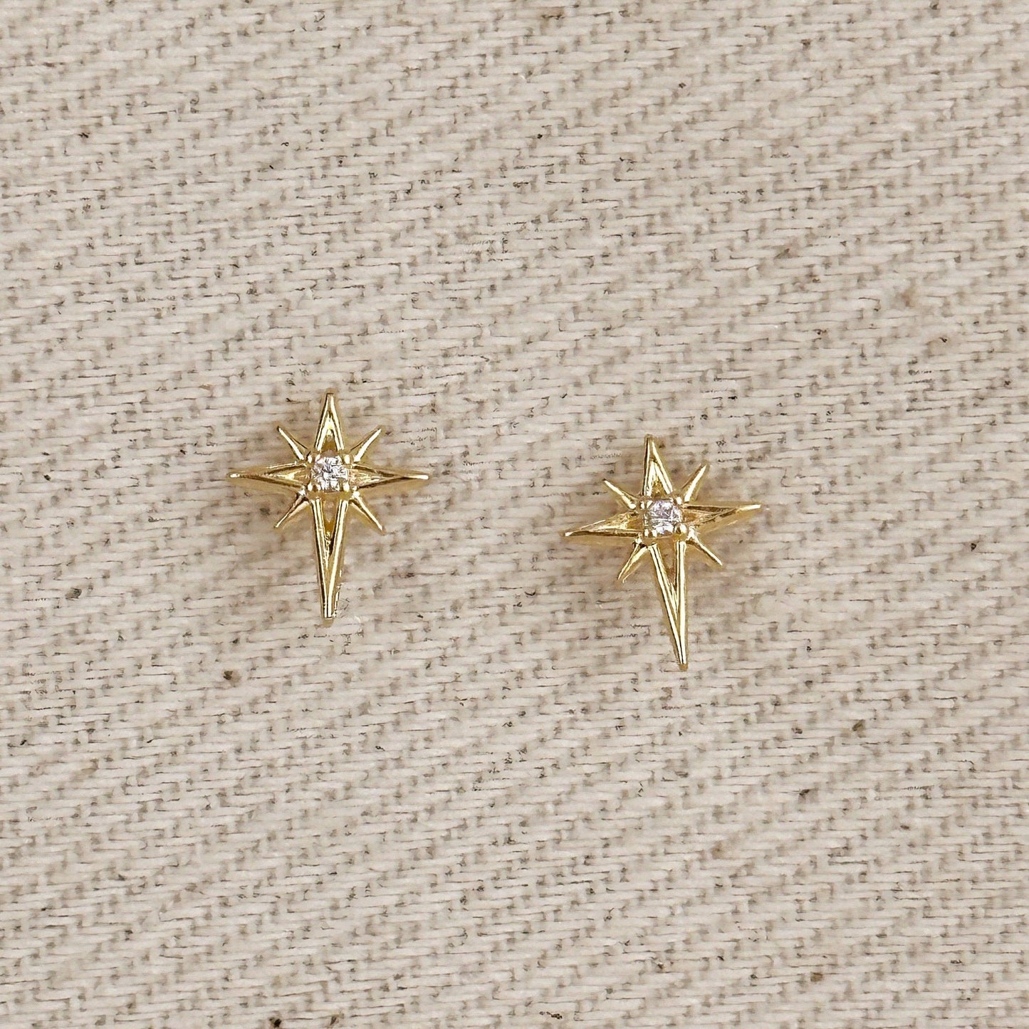 18k Gold Filled Starburst Studs | Guidance & Hope