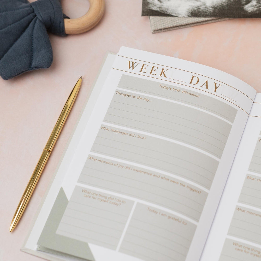 Mama Notes: Pregnancy Journal for Positive Birth - Mum Gift