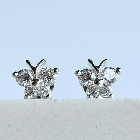 Sparkly Butterfly Studs