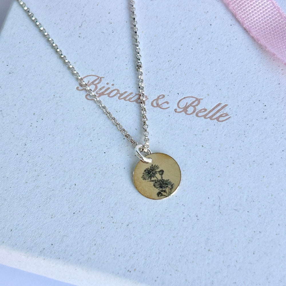 September Birth Flower Necklace | Aster