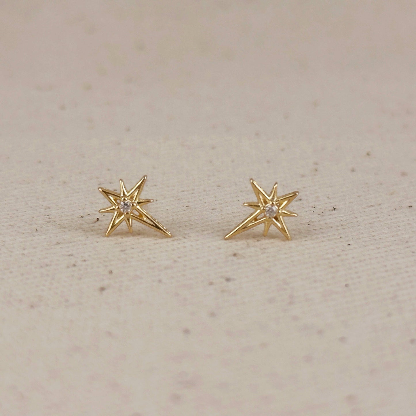 18k Gold Filled Starburst Studs | Guidance & Hope