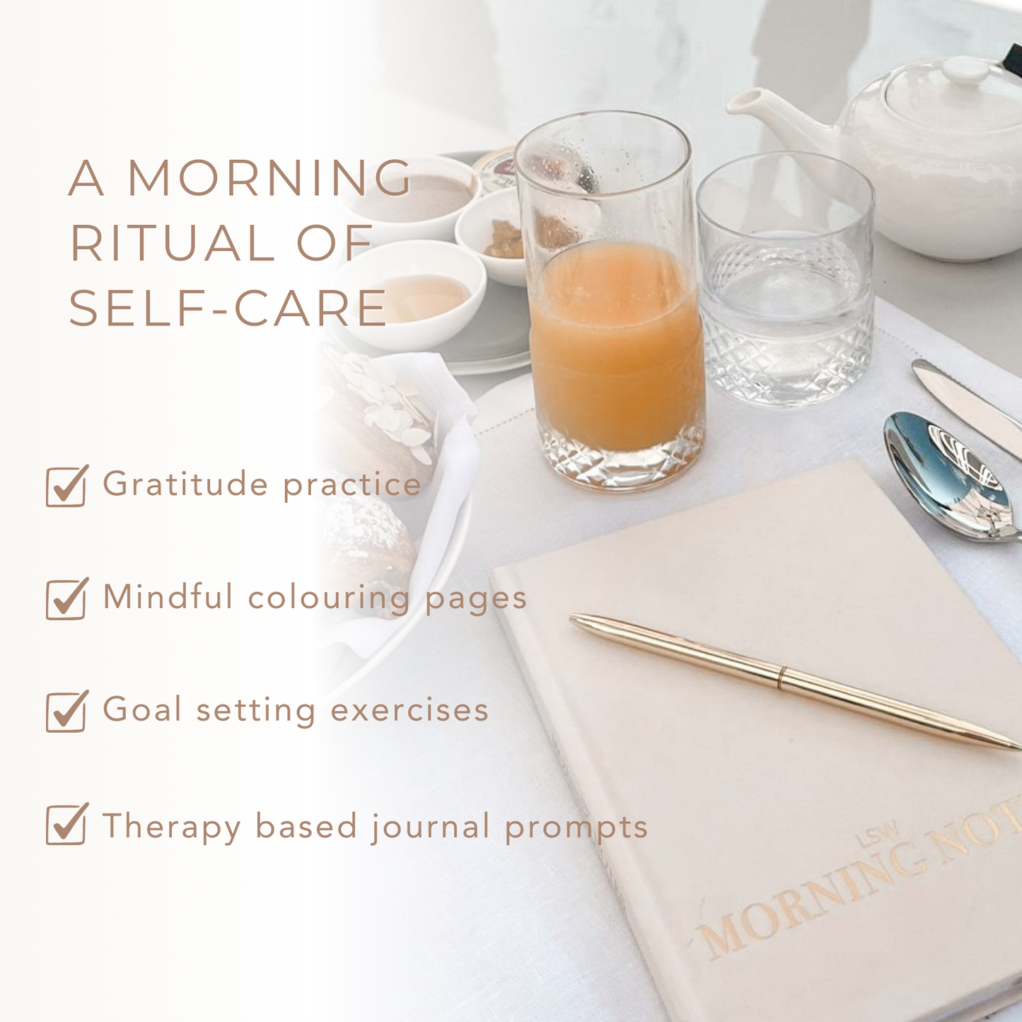 Morning Notes: Goal-Setting Journal | Self Care & Wellbeing