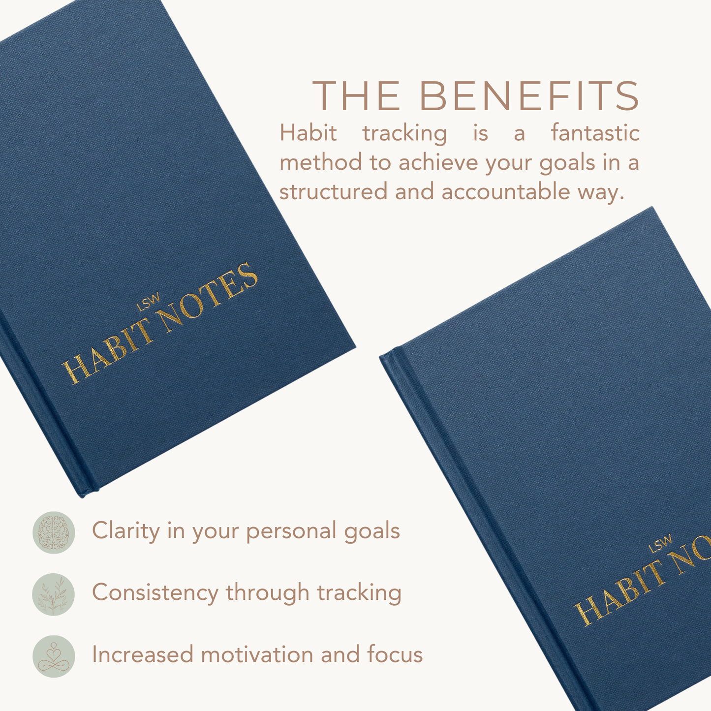 Habit Notes: Daily Habit Tracking Journal | Self-Improvement